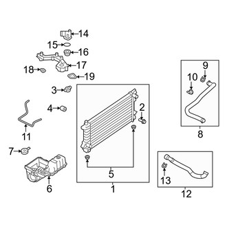 Ford OE - Cooling - Radiator & Components (EL King Ranch / EL Limited / EL XL / EL XLT / King Ranch / Limited / XL / XLT)