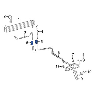 Ford OE - Transmission Oil Cooler Line Clip