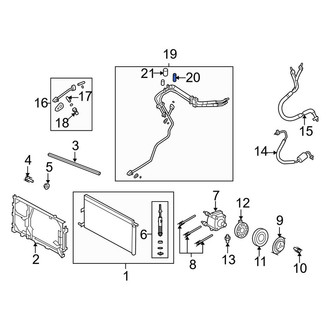 Ford OE - A/C Service Valve Core