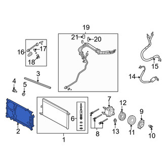 Ford OE - A/C Condenser Mount