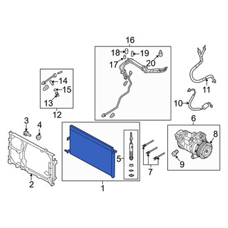 Ford OE - A/C Condenser