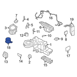 Ford OE - HVAC Blower Motor Assembly