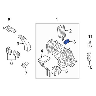 Ford OE - Front A/C Expansion Valve