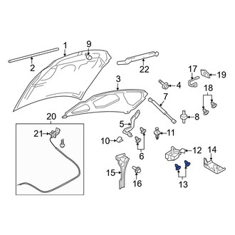 Ford OE - Hood Latch Screw