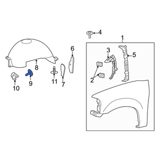 Ford OE - Fender Liner Screw