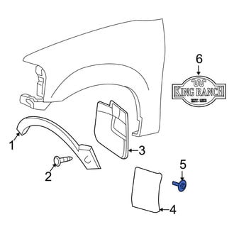 Ford OE - Bumper Cover Screw
