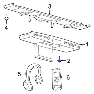 Ford OE - Video Monitor Screw