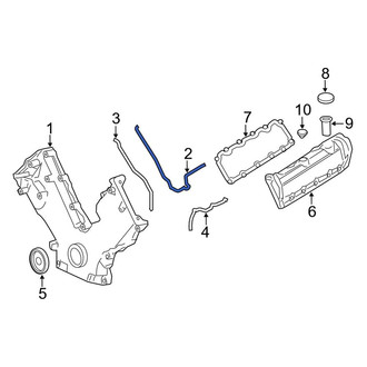 Ford OE - Center Engine Timing Cover Gasket