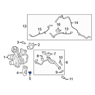 Ford OE - Turbocharger Mounting Bolt