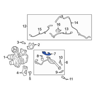 Ford OE - Turbocharger Oil Line Gasket