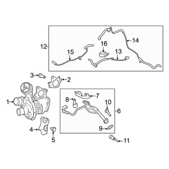 Ford OE - Engine - Turbocharger & Components