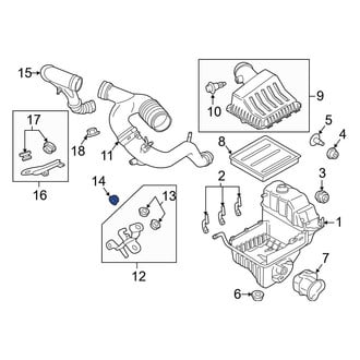Ford OE - Center High Mount Stop Light Nut