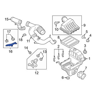 Ford OE - Engine Air Intake Hose Bracket