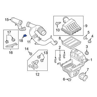Ford OE - Center High Mount Stop Light Nut