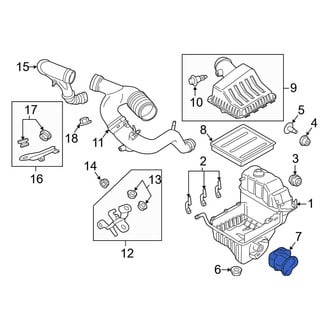 Ford OE - Engine Air Intake Hose
