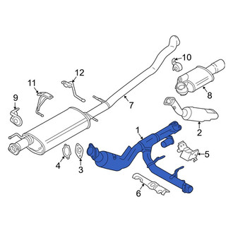 Ford OE - Right Catalytic Converter