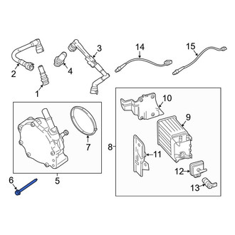 Ford OE - Vacuum Pump Screw
