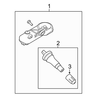 Ford OE - Electrical - Tire Pressure Monitor Components (EL King Ranch / EL Limited / EL XL / EL XLT / King Ranch / Limited / XL / XLT)