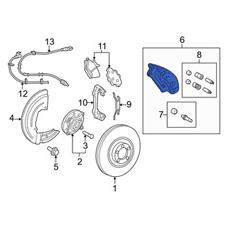 Ford OE - Front Right Disc Brake Caliper
