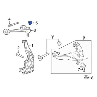 Ford OE - Lower Suspension Control Arm Nut