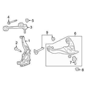Ford OE - Front Suspension - Suspension Components (RWD)