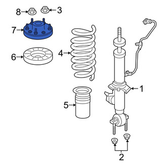 Ford OE - Front Suspension Shock Absorber Mount