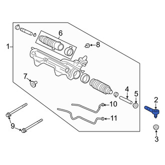 Ford OE - Inner Steering Tie Rod End