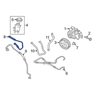 Ford OE - Power Steering Return Hose