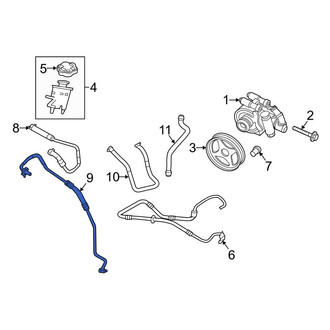 Ford OE - Power Steering Return Hose