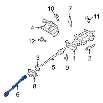 Ford OE - Lower Steering Shaft