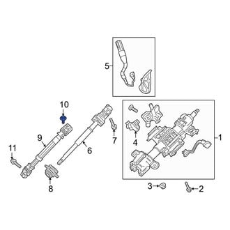 Ford OE - Center Steering Shaft Bolt