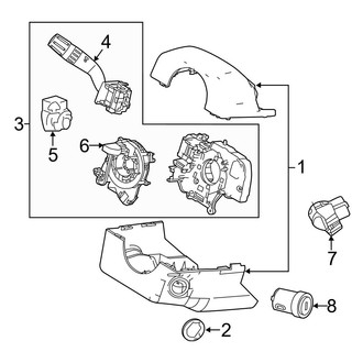 Ford OE - Steering Column - Shroud, Switches & Levers