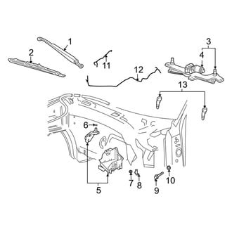 Ford OE - Windshield - Wiper & Washer Components (To 12/03/07)