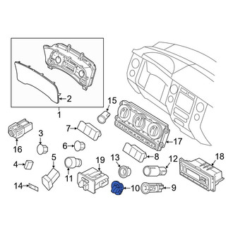 Ford OE - Right 12 Volt Accessory Power Outlet Cover