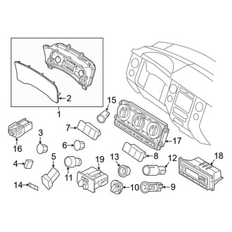 Ford OE - Instrument Panel - Cluster & Switches