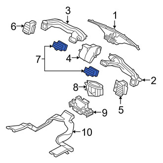 Ford OE - Inner Dashboard Air Vent