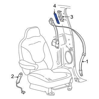 Ford OE - Seat Belt Height Adjuster Cover