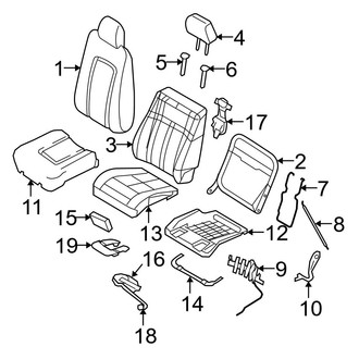Ford OE - Seats & Tracks - Front Seat Components (Captains Seats)