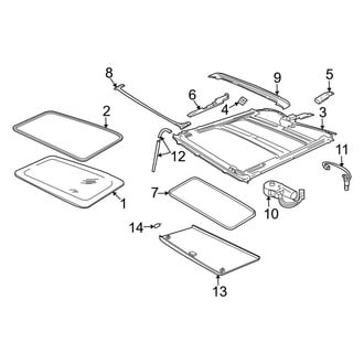 Ford OE - Roof - Sunroof