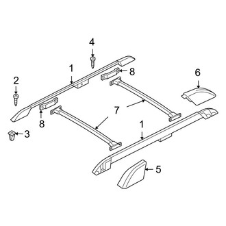 Ford OE - Roof - Luggage Carrier (With Crossbar)
