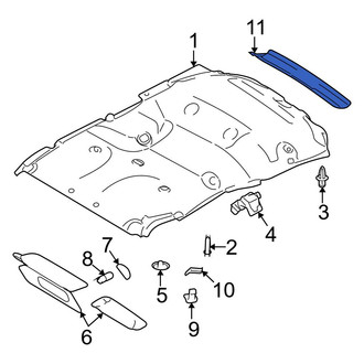 Ford OE - Roof Opening Trim