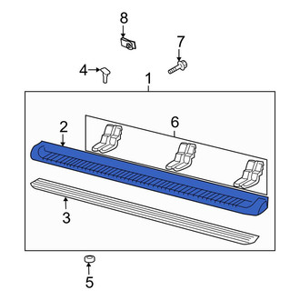 Ford OE - Right Running Board Step Pad