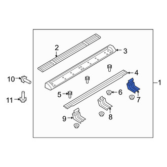 Ford OE - Front Running Board Reinforcement Bracket
