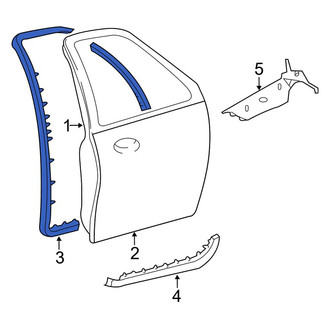 Ford OE - Front Left Door Seal