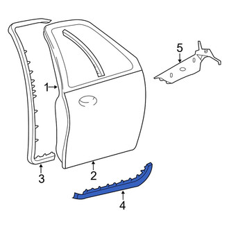 Ford OE - Front Left Lower Door Seal