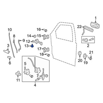 Ford OE - Front Door Check Bolt