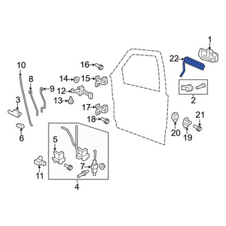 Ford OE - Front Left Keyless Entry Keypad