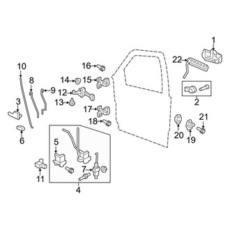 Ford OE - Front Door - Lock & Hardware