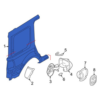 Ford OE - Rear Left Outer Quarter Panel