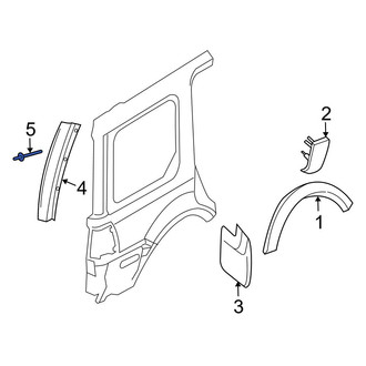 Ford OE - Body D-Pillar Trim Panel Rivet